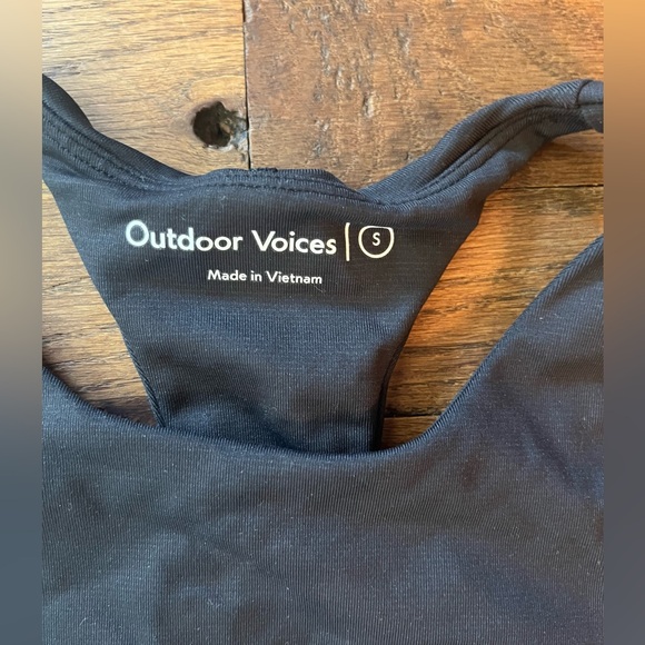 Outdoor Voices Sports Bra in Black size small - Picture 2 of 3